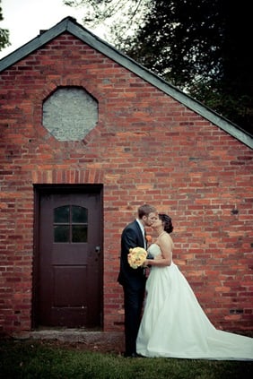 bride and groom at Mt. Airy Mansion in Upper Marlboro Maryland