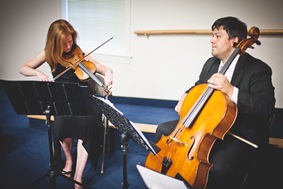 Strings Quartet Playing at Wedding