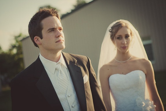 bride and groom walking in sunset in mechanicsville md