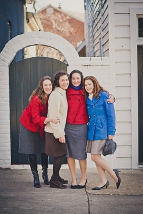 family portraits in old town alexandria