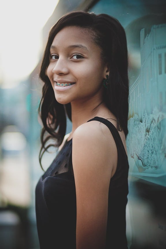 Siblings Portraits in Downtown Silver Spring, MD