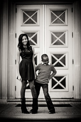 Siblings Portraits in Downtown Silver Spring, MD