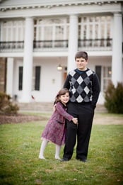 Family portraits at the Glenview Mansion in Rockville MD