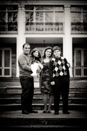 Family portraits at the Glenview Mansion in Rockville MD