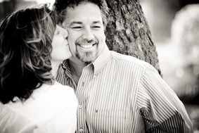 Cute couple at Patterson Park in Baltimore MD