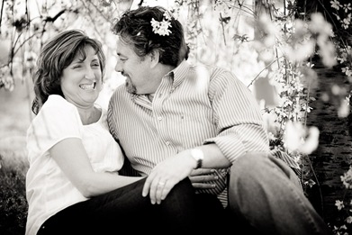 Cute couple at Patterson Park in Baltimore MD