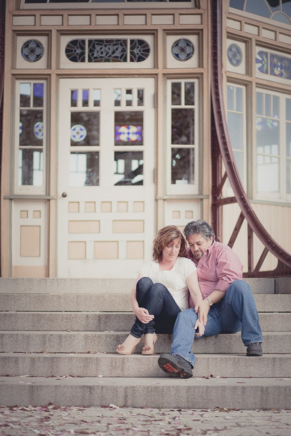 Cute couple at Patterson Park in Baltimore MD