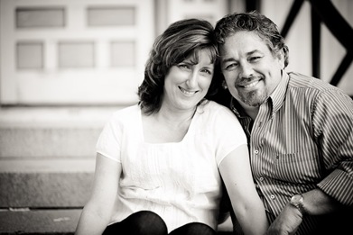 Cute couple at Patterson Park in Baltimore MD