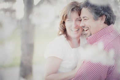 Cute couple at Patterson Park in Baltimore MD