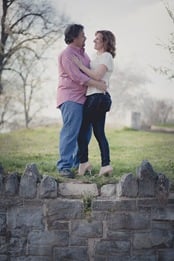 Cute couple at Patterson Park in Baltimore MD