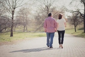 Cute couple at Patterson Park in Baltimore MD