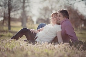 Cute couple at Patterson Park in Baltimore MD