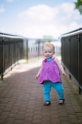 Toddler and family at the Annapolis State House in Maryland