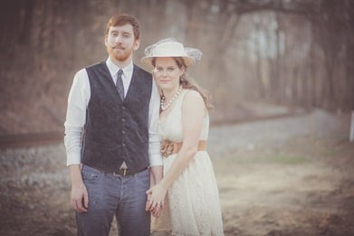 Engaged Couple in Bowie Maryland