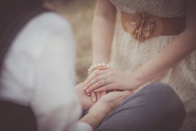 Engaged Couple in Bowie Maryland