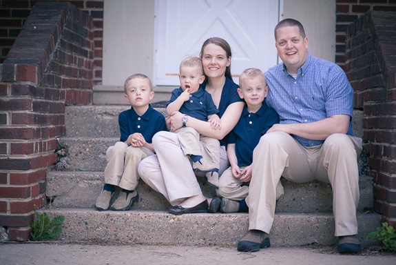 Cute family at Wheaton Regional Park in Wheaton Maryland