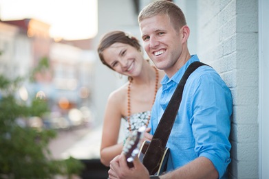 Rooftop engagement session in annapolis maryland