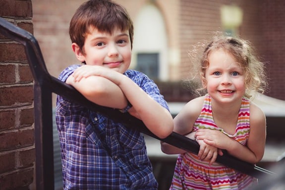 Family portraits  in Old Town Alexandria