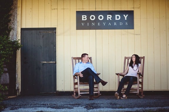 Engagement Session at Boordy Vineyard in Maryland