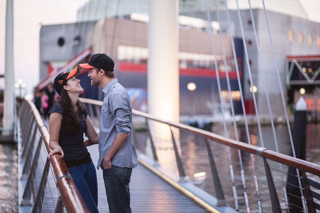 overcastskyengagementsessionbaltimoreharbor