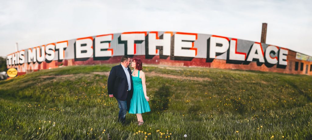 engagement session with murals and graffiti in baltimore 01