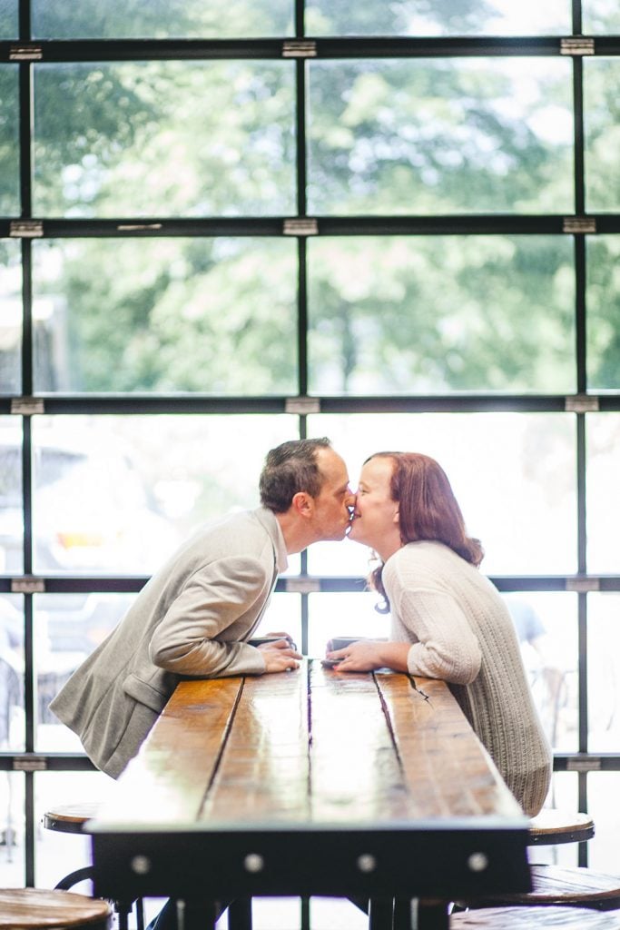 Coffee and murals engagement session in Annapolis petruzzo photography 05