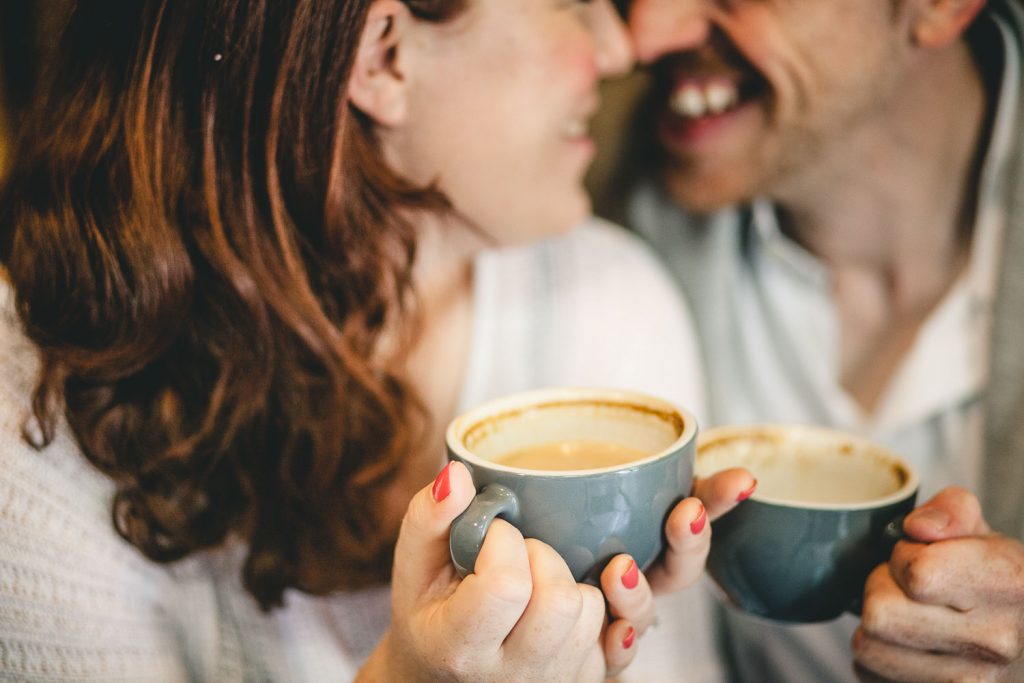 Coffee and murals engagement session in Annapolis petruzzo photography 07