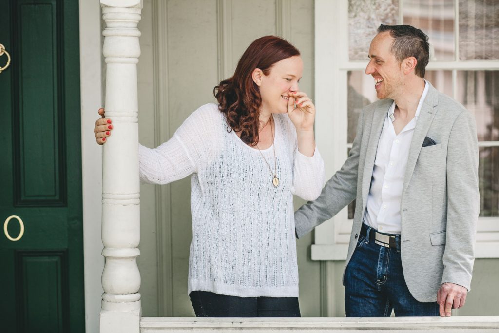 Coffee and murals engagement session in Annapolis petruzzo photography 17