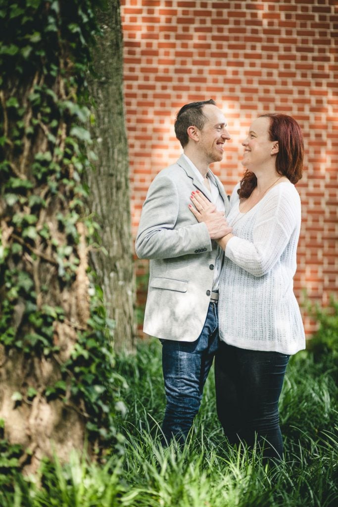 Coffee and murals engagement session in Annapolis petruzzo photography 19