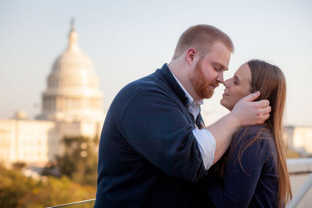 Petruzzo Photography Engagement Session with DC Capital skyline 01