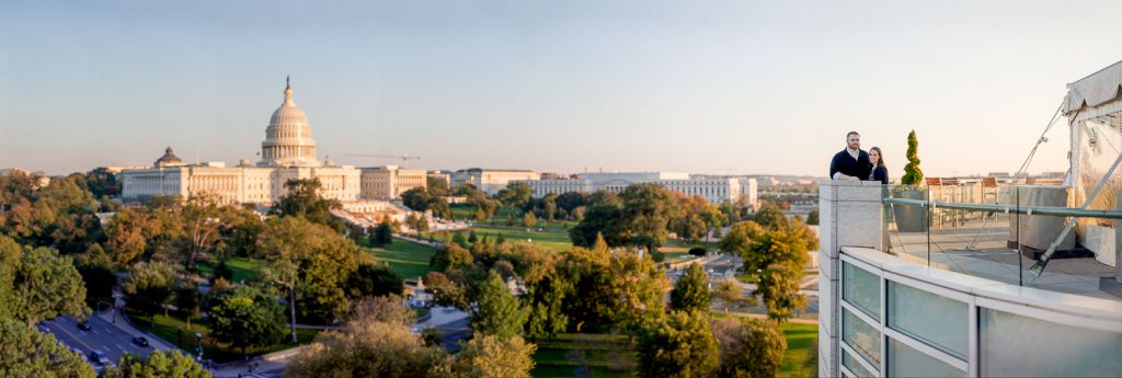 Petruzzo Photography Engagement Session with DC Capital skyline 04