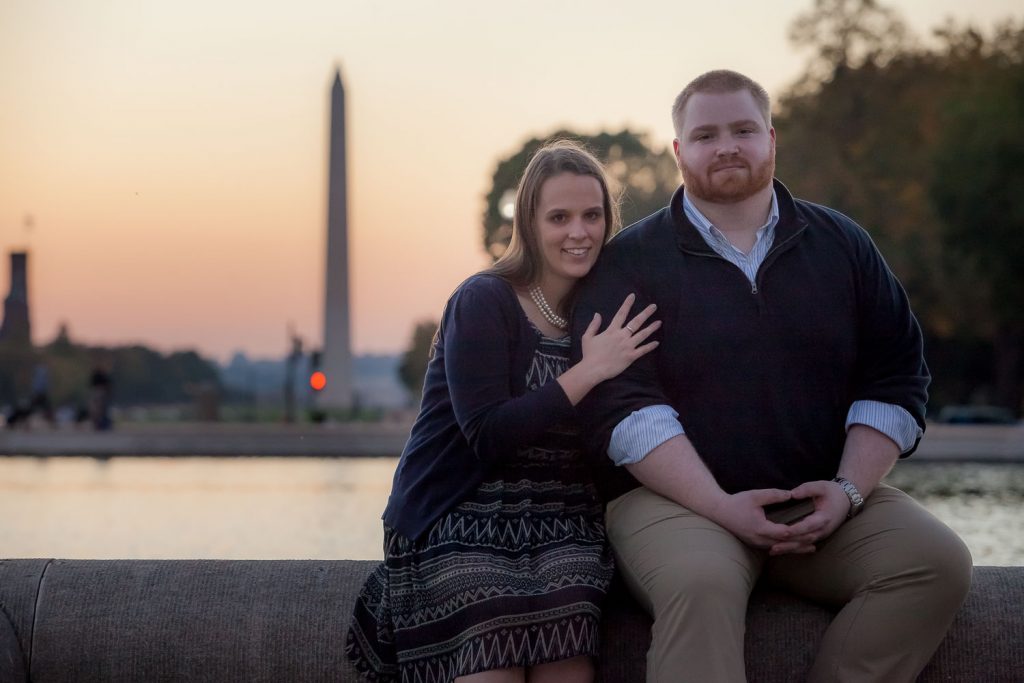 Petruzzo Photography Engagement Session with DC Capital skyline 09