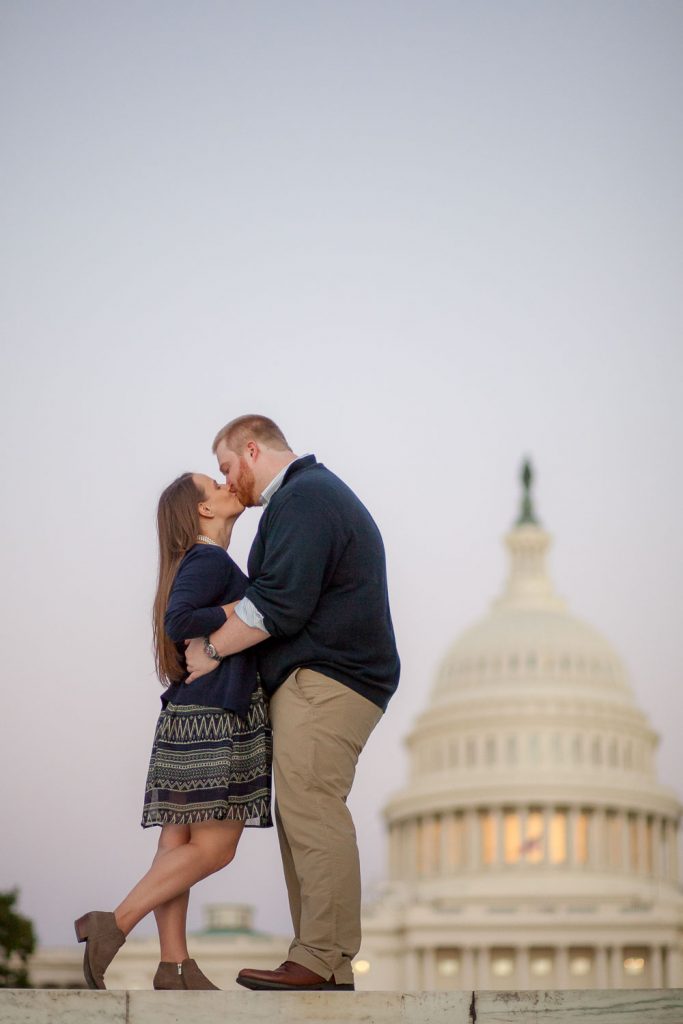 Petruzzo Photography Engagement Session with DC Capital skyline 11