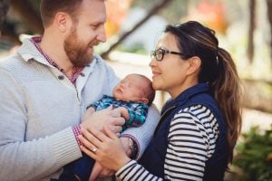 A Newborn Family Forest Portrait 05