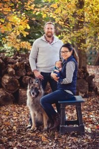 A Newborn Family Forest Portrait 07