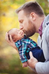 A Newborn Family Forest Portrait 14