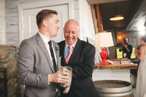 A Wedding Under the Warm Light of The Barnes at Hamilton Station 105