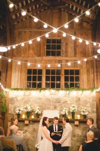 A Wedding Under the Warm Light of The Barnes at Hamilton Station 70