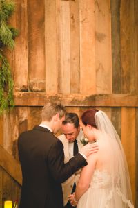 A Wedding Under the Warm Light of The Barnes at Hamilton Station 76