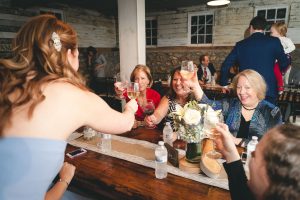 A Wedding Under the Warm Light of The Barnes at Hamilton Station 98