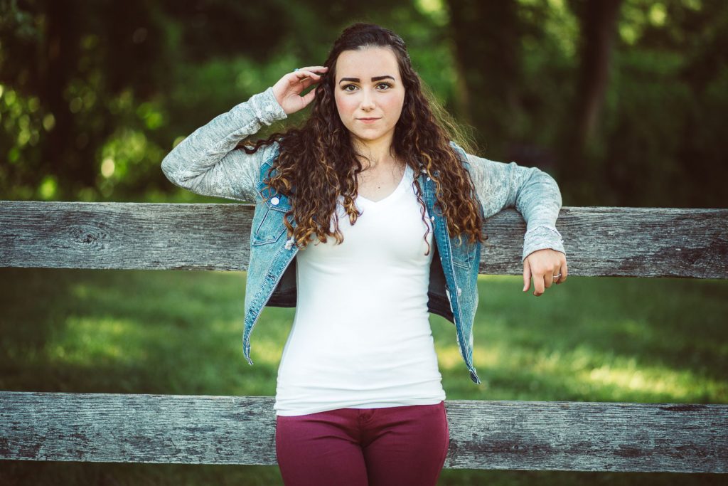 Senior Portraits at Kinder Farm Park with Greg Ferko 01