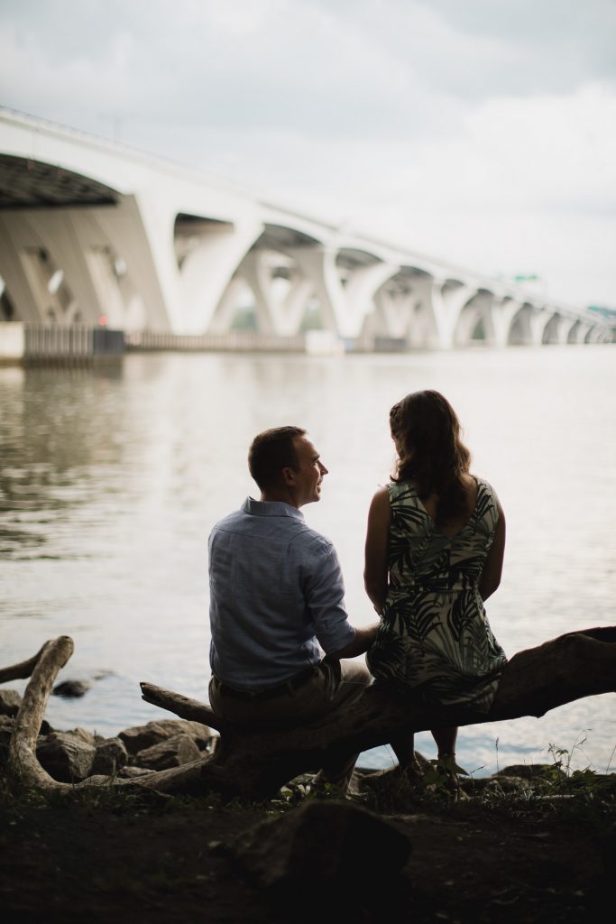 An Engagement Session Under the Woodrow Wilson Bridge Petruzzo Photography 08