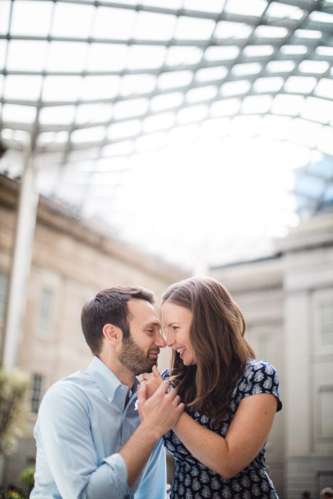 An Engagement Session Through the Halls of the National Portraits Gallery 20