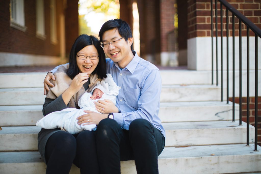 Meeting the Newborn on the Johns Hopkins Campus in Baltimore 10