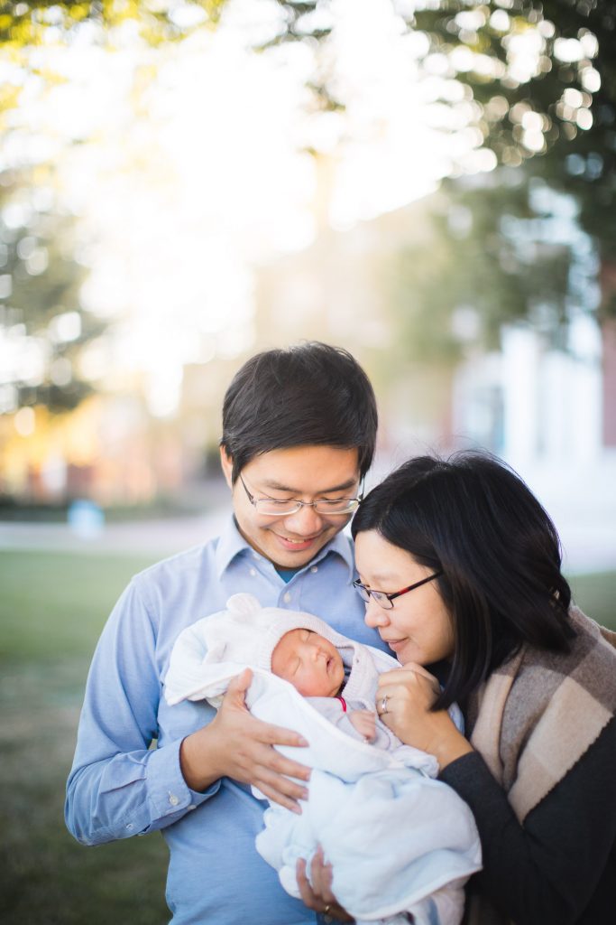 Meeting the Newborn on the Johns Hopkins Campus in Baltimore 17