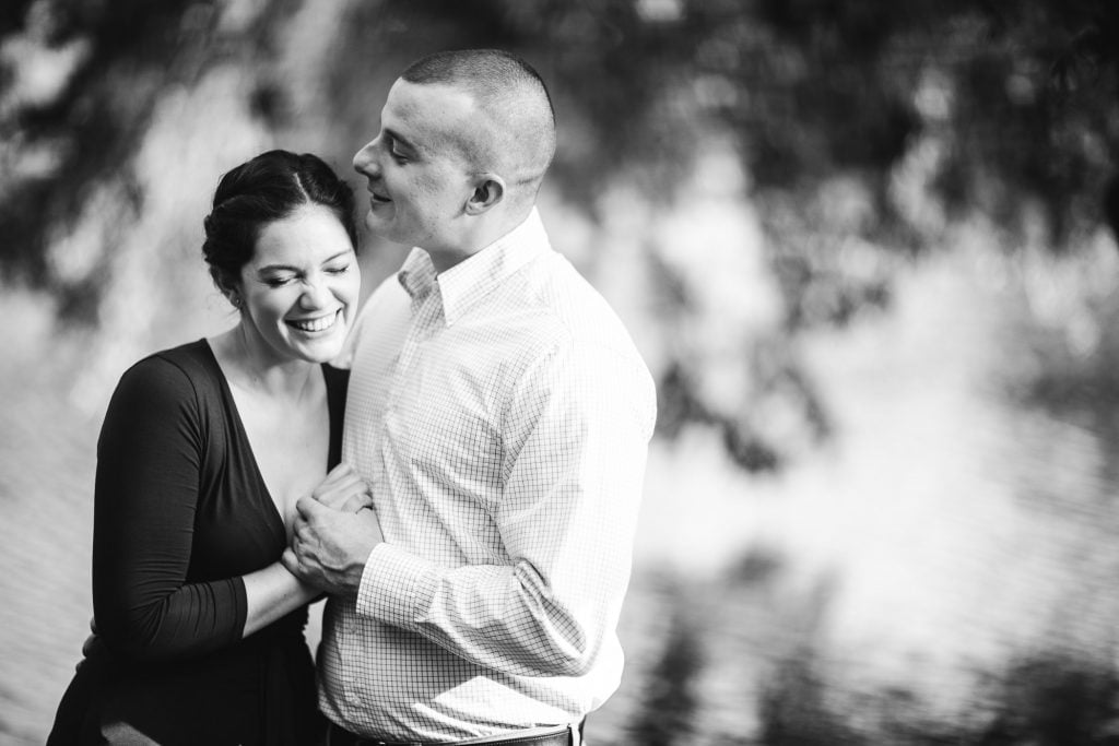 This Couples Engagement Session in White Maroon 09