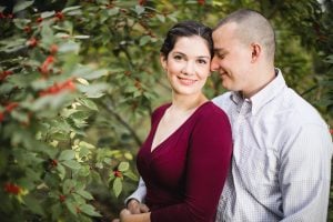 This Couples Engagement Session in White Maroon 13