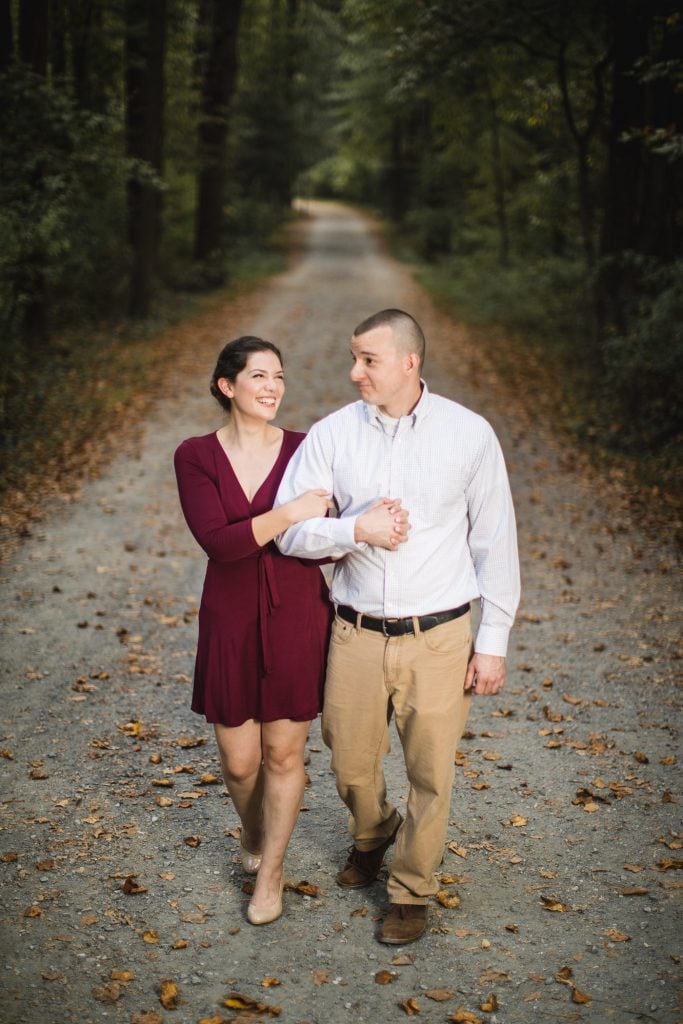 This Couples Engagement Session in White Maroon 14