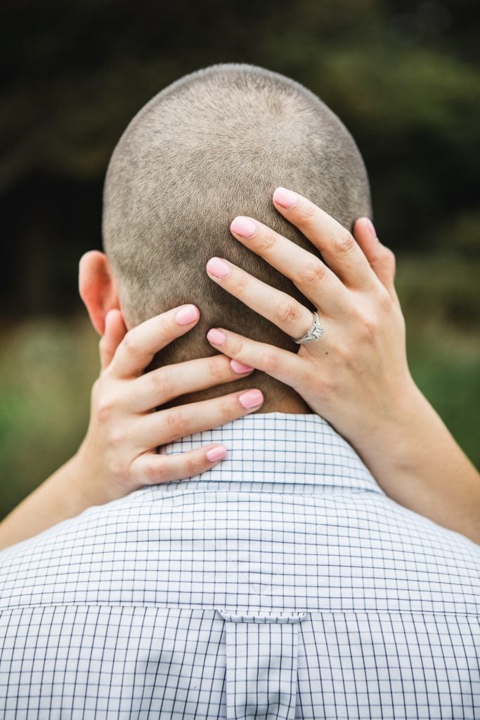 This Couples Engagement Session in White Maroon 22