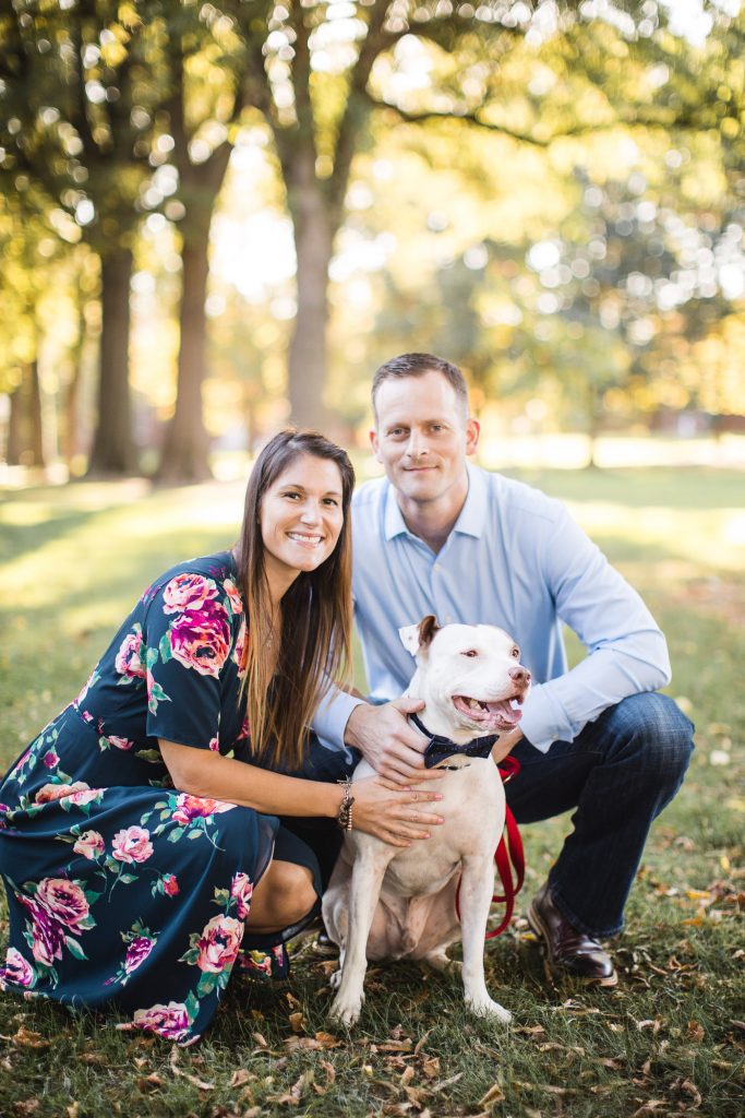 Hand Hand Paw Engagement Session on the Streets of Annapolis 02